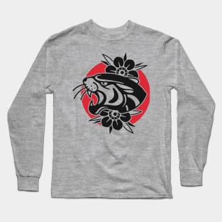 Old school black panther Long Sleeve T-Shirt